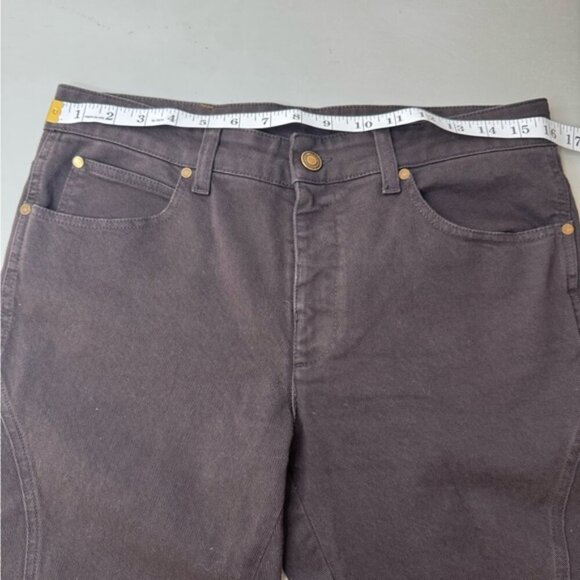 Authentic Gucci Brown Denim Capri Jeans – Size 40 (US 6/8) – Vintage Look - Picture 16 of 16